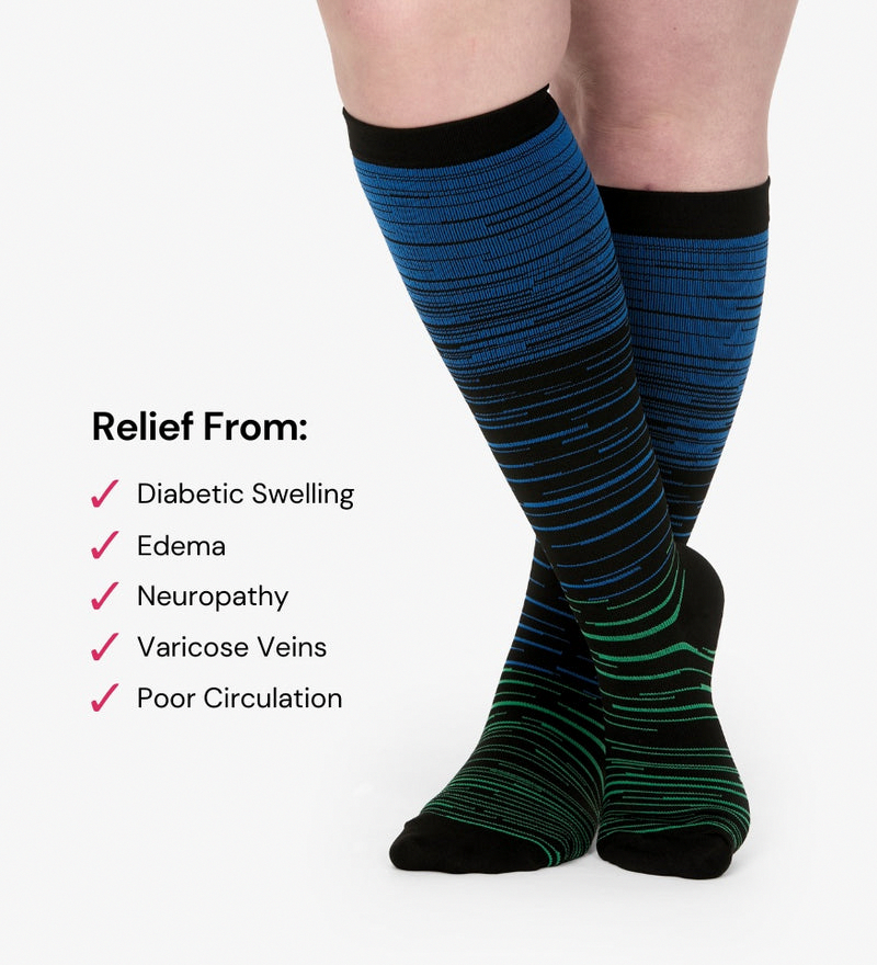 Everstride™ Stripes Compression Socks